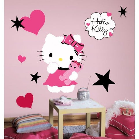 Hello Kitty Couture Peel and Stick Giant Wall Decal
