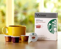 Starbucks® Pike Place® Roast brewed coffee Verismo™ Pods