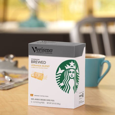 Starbucks® Veranda BlendTM brewed coffee VerismoTM 12 Pods 3.81OZ(108g)