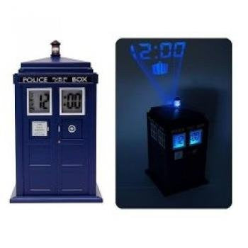 Clock / Projection Alarm Clock - TARDIS