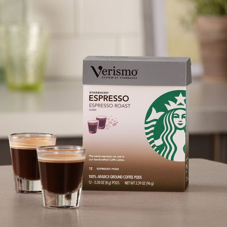 Starbucks® Decaf Espresso Roast VerismoTM Pods 12 -0.28oz