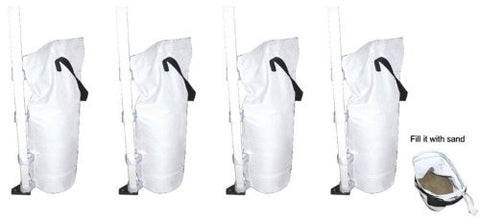 Accessories - Canopy Sand Bags Color WHITE (Pack of 4)
