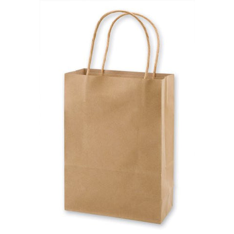 12 Gift Bags Brown