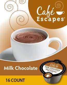 Café Escapes® Milk Chocolate Hot Cocoa Vue® Packs, 32/Bx