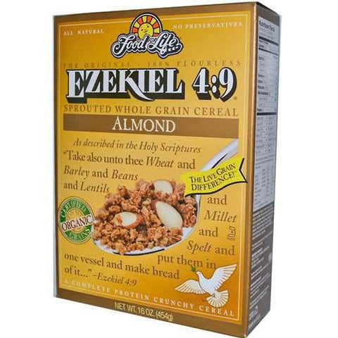 FOOD FOR LIFE Cereal Ezekiel 4:9 Almond  6/16 OZ