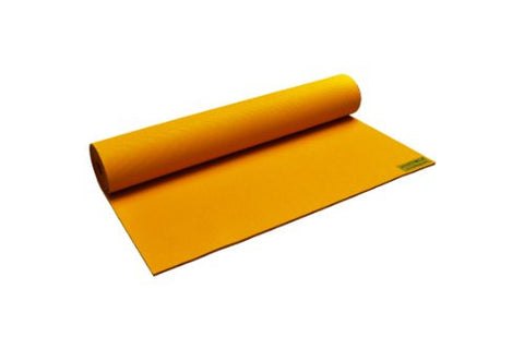 Harmony Professional 3/16-Inch Yoga Mat 24" x 68" (Color: Saffron)