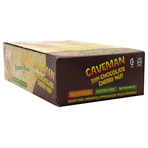Caveman Foods Caveman Bar Dark Chocolate Cherry Nut - 15 per box - 21 oz Each