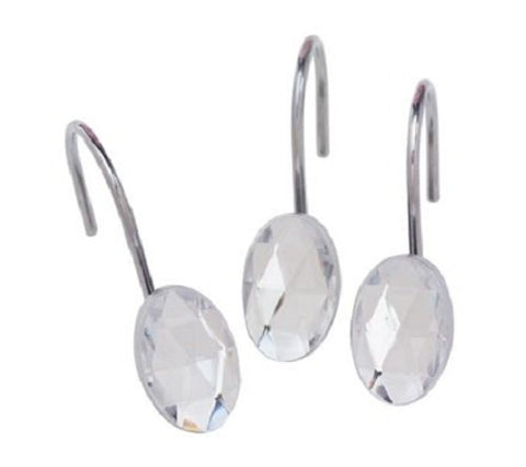 Crystal Oval Hooks