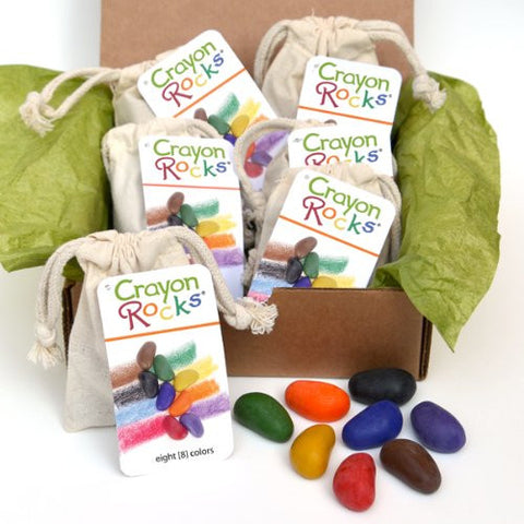 Crayon Rocks 8 Colors Cotton Muslin Bag