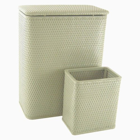 Redmon Chelsea Hamper and Matching Wastebasket Collection