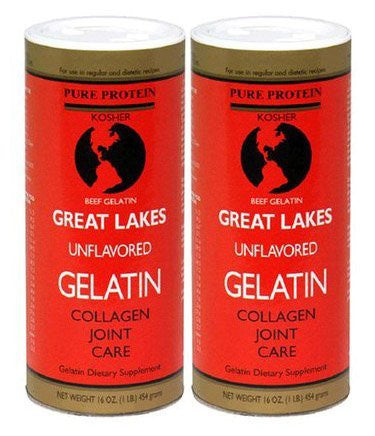 Great Lakes Unflavored Gelatin, Kosher, 16-Ounce Can (Single) (Size: 2 lbs)