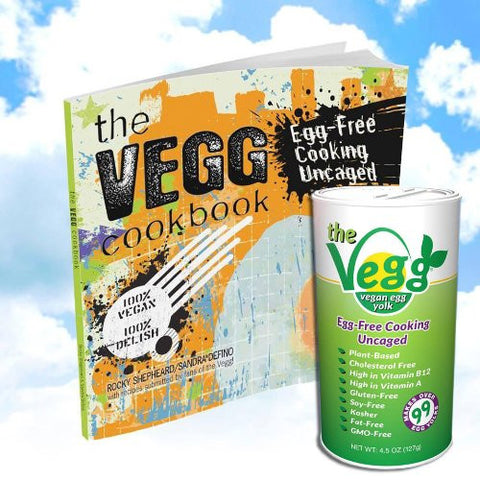 Vegan Egg Yolk Canister - 4.5 Oz / The Vegg Cookbook
