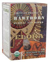 Flora Organic Herbal Tea Blend Hawthorn -- 16 Tea Bags