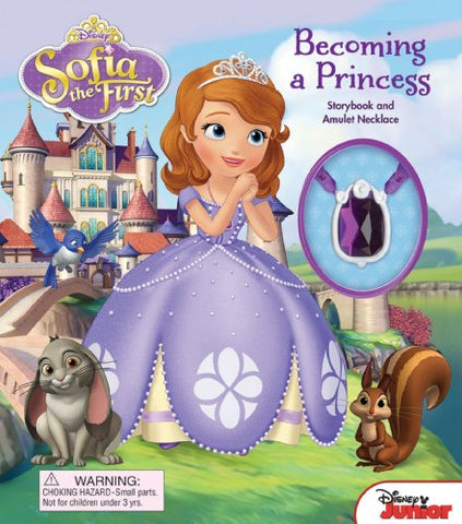 Disney Sofia the First Becoming a Princess: Storybook and Amulet Necklace (Storybook with Jewelry)