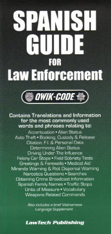 Spanish Translation Manual for Law Enforcement