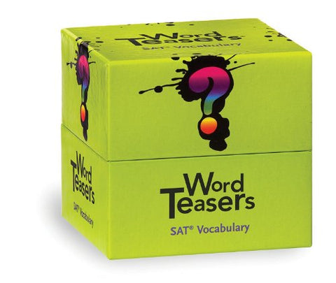 WordTeasers Classic Deck: SAT Vocabulary, 6x6x3