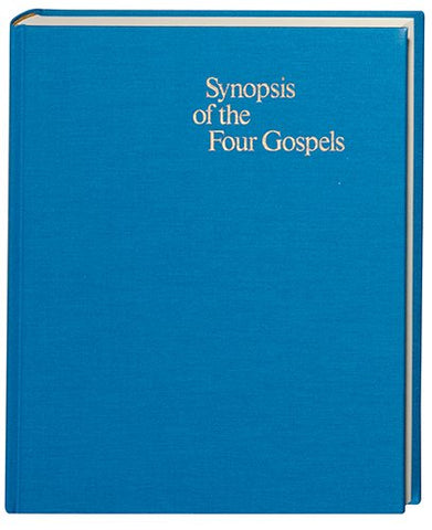 German Bible Society NA27 Synopsis of the Four Gospels (Greek and English) - Hardcover