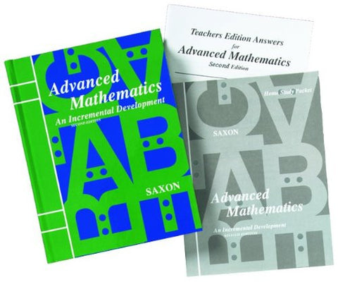 Saxon Advanced Math Homeschool Kit w/Solutions Manual Second Edition, 2007 - Hardcover