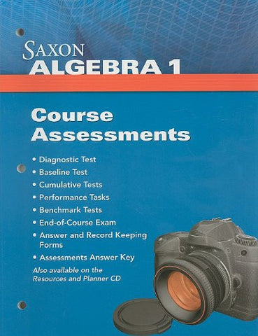 Saxon Algebra 1: Assessments(not in price list)