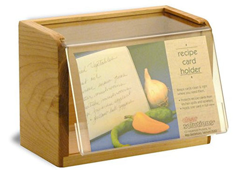 Maple Recipe Box 4x6