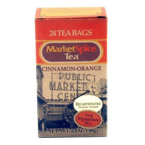 Decaffeinated Black Teabags Cinn-Orange, 24 teabags