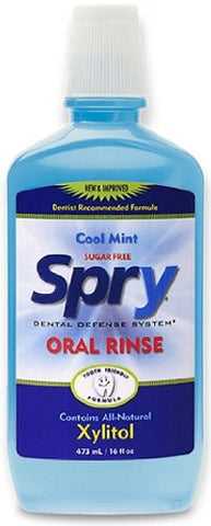 Spry Oral Rinse - Blue - 16 oz - Liquid