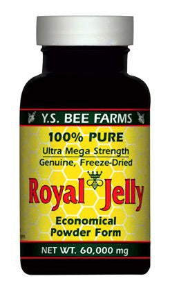 60,000 mg Freeze Dried Royal Jelly Powder 2.1 oz.