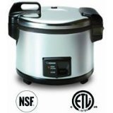 Commercial Rice Cooker & Warmer - 20 cups / 3.6 liters (Stainless Steel)