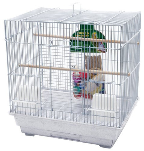 Bird Cage, Small Bird Kit - White / Square Style