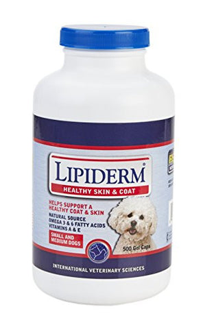 Lipiderm Gel Caps sm/md dog ‐ 500 ct