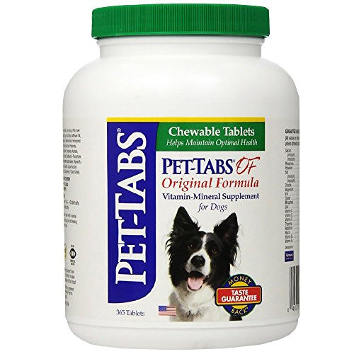 Pet-Tabs Supplement Tablets for Dogs - 365 tablets