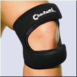 Cho­Pat Dual Action Knee Strap BLACK­Large, 16in­18in (CLAM)