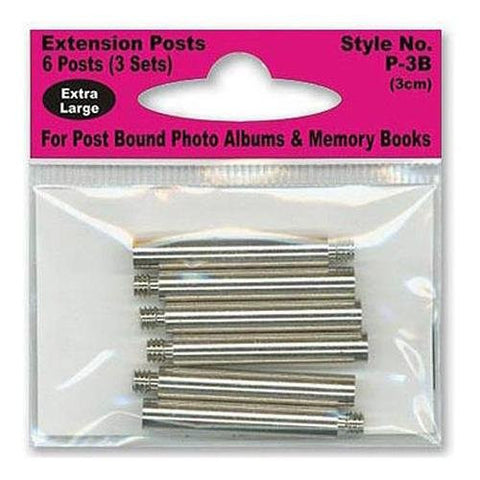 Extra Extension Posts, Extra Long Posts, 6 Posts (3 Sets)