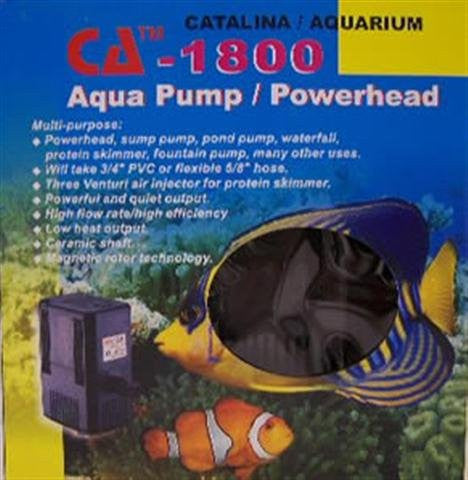 Catalina Aquarium CA 1800 Aquarium Pump 635 GPH