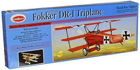 Guillow's Fokker DR1 Triplane Laser Cut Model Kit