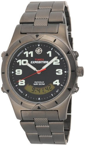 Men's Expedition Metal Field Analog Digital Sandblasted Bracelet Watch