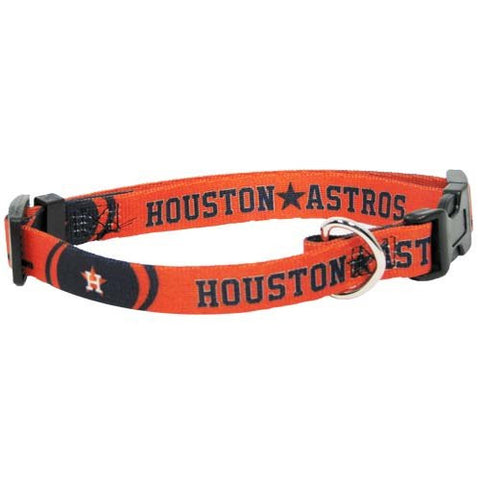 Houston Astros Dog Collars & Leashes: Large Collar