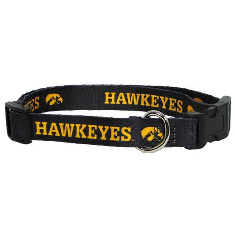 Iowa Hawkeyes Dog Collars & Leashes: Large Collar