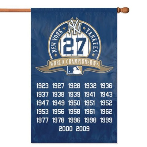 New York Yankees Applique Banner Flag - Champ (44" x 28")