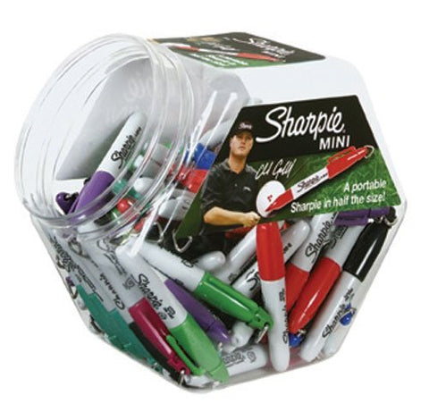Sharpie Mini Marker Display - bowl includes 72 fine point mini markers in assorted colors
