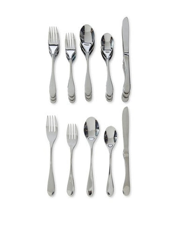 18/0 Stainless Steel 20-Piece Place Setting Gloss