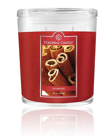 Cinnamon 22 oz Scented Oval Jar Candles