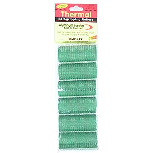 Mini Green 1" Thermal Self Gripping Rollers (Pack of 6)