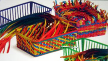 Classroom Weaving Baskets (6.5" x 4.5" x 2.25")  12/pkg