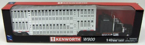 1/43 Kenworth W900 Pot Belly Livestock (Chrome)