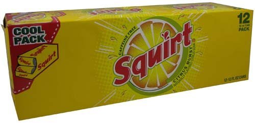 Squirt Citrus Burst Soda Can 12 Oz