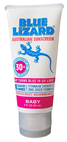 Blue Lizard Australian Sunscreen SPF 30+, Baby, 3-Ounce Tube