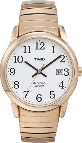 Men's Easy Reader Gold Tone Expansion Band Watch