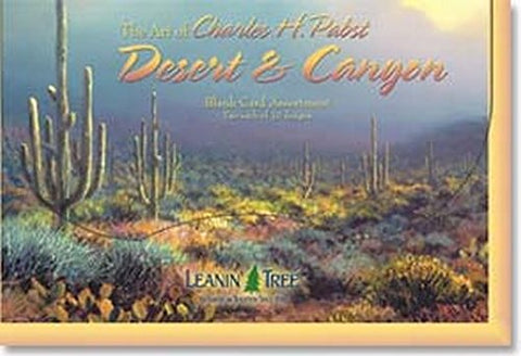 Charles Pabst Desert & Canyons Boxed Blank Cards, 20 cards (10designs/2each) with 22 envelopes