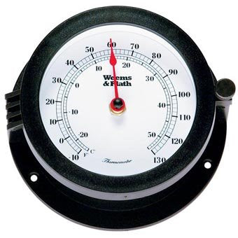 Bluewater Thermometer, Dial: 3.75", Overall Diameter: 5.5", Depth: 2.875", 12.5 oz